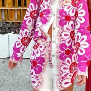 FARM Rio Maia Floral Shirt and Shorts SET